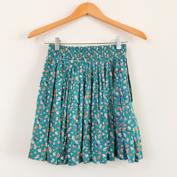 Dresses & Skirts - Wconcept Korean summer floral pleated skirt